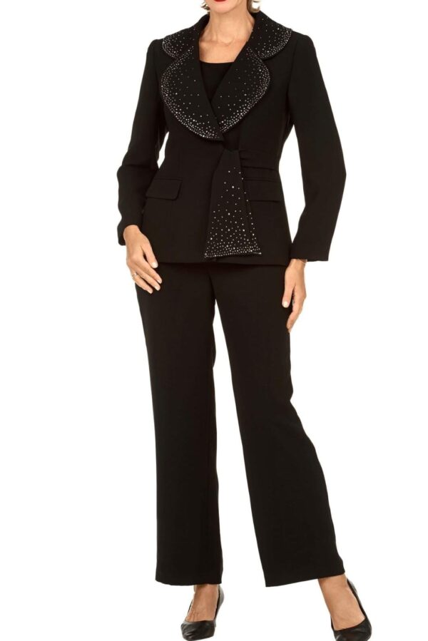 Giovanni Pant Suit - Black